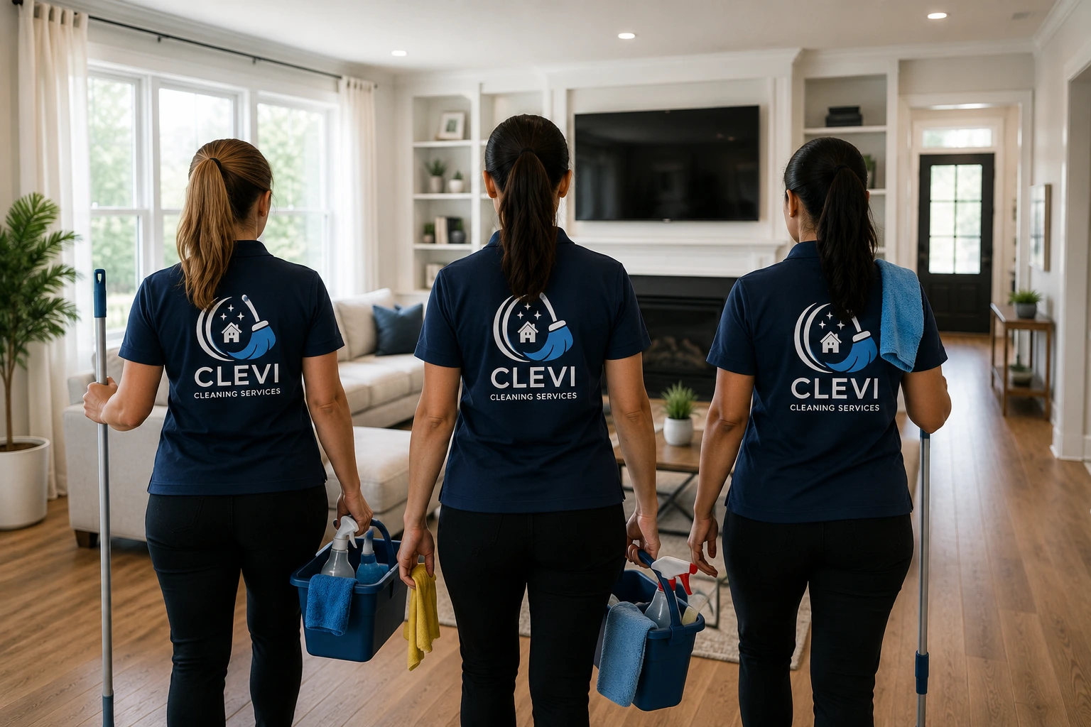 Spotless kitchen and luxury residential cleaning